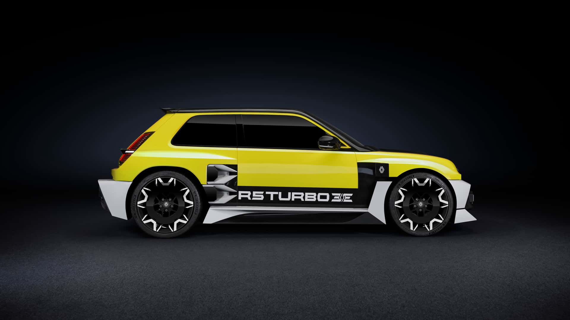 Renault 5 Turbo 3E side view