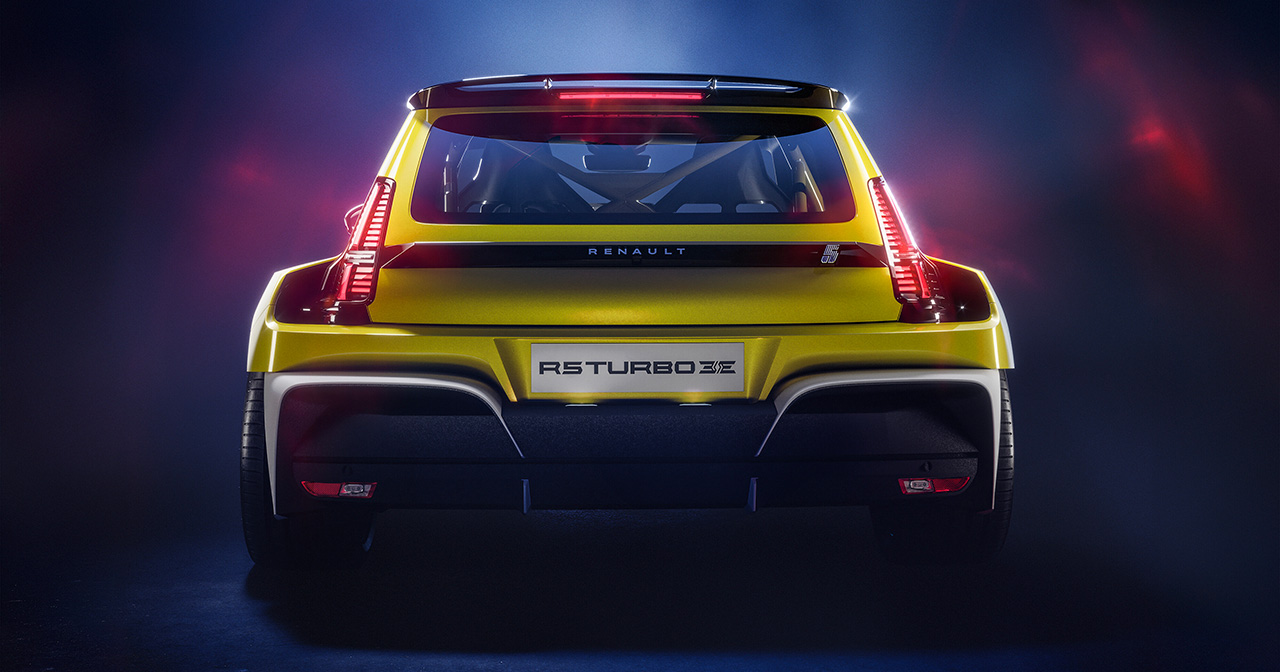 Renault 5 Turbo 3E en action sur la piste