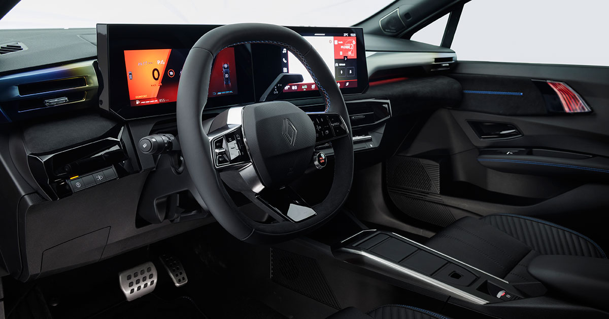 Інтер'єр Renault Clio з мультимедійною системою