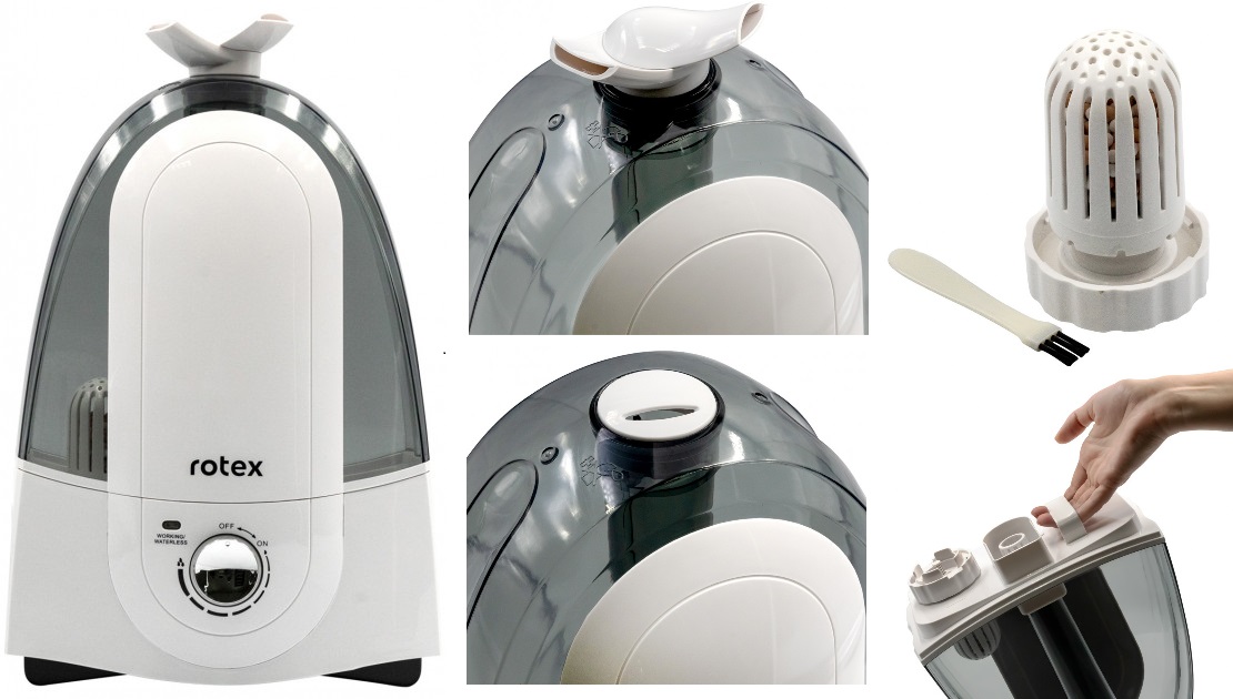 cote de l'humidificateur