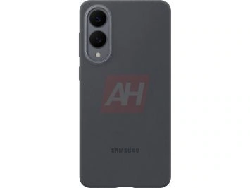 Зображення чорного силіконового чохла для Samsung Galaxy S25 Edge