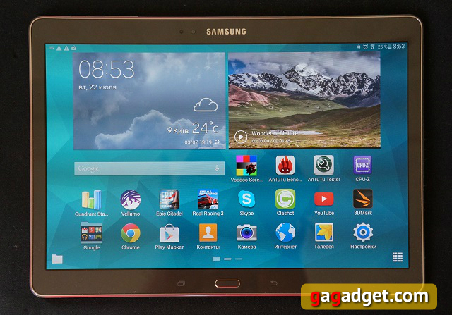 Обзор флагманского планшета Samsung Galaxy Tab S