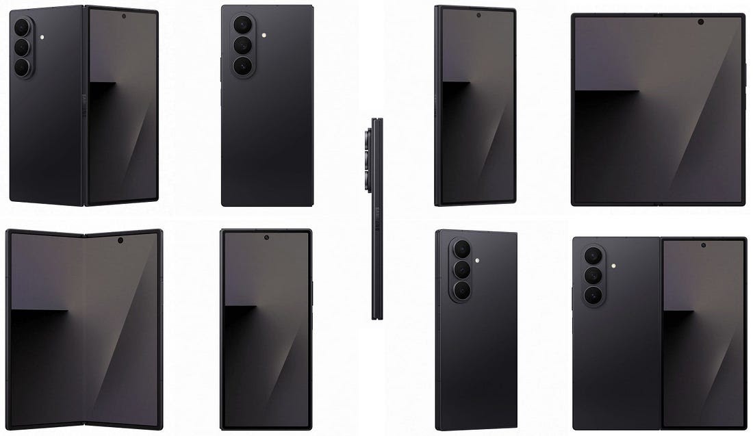 Samsung Galaxy Z Fold 7 в цвете Jet Black