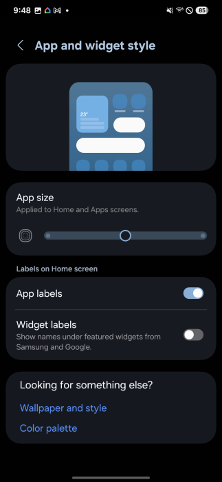 Placer des applications sur l'écran d'accueil