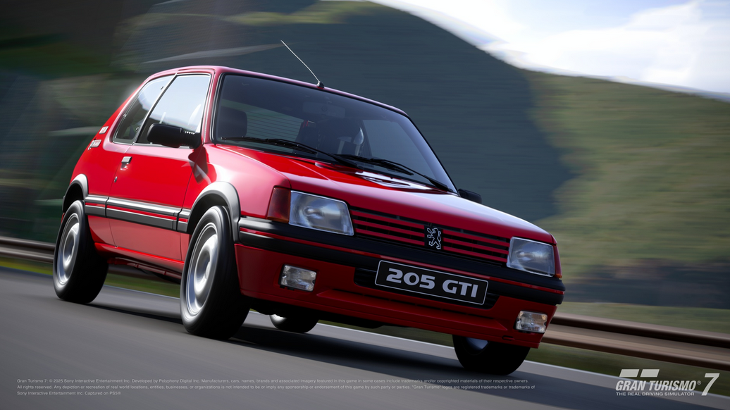 Capture d'écran de Grand Touring 7 - Peugeot 205 GTI '88