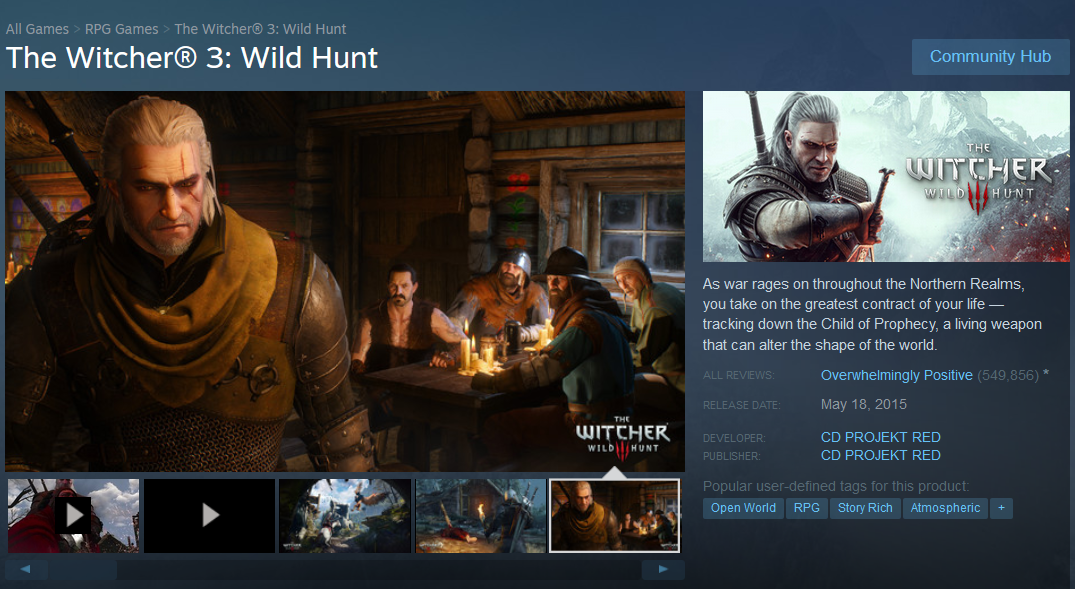 L'heure est aux changements : CD Projekt Red met à jour la jaquette de The Witcher 3 : Wild Hunt sur les boutiques numériques PlayStation, Xbox et Steam.-4