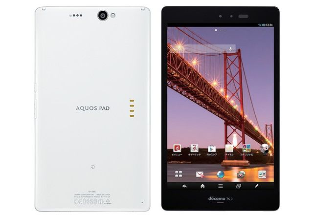 Глядя свысока: Sharp Aquos Pad SH-08E с 7" дисплеем Full HD IGZO и Snapdragon 600