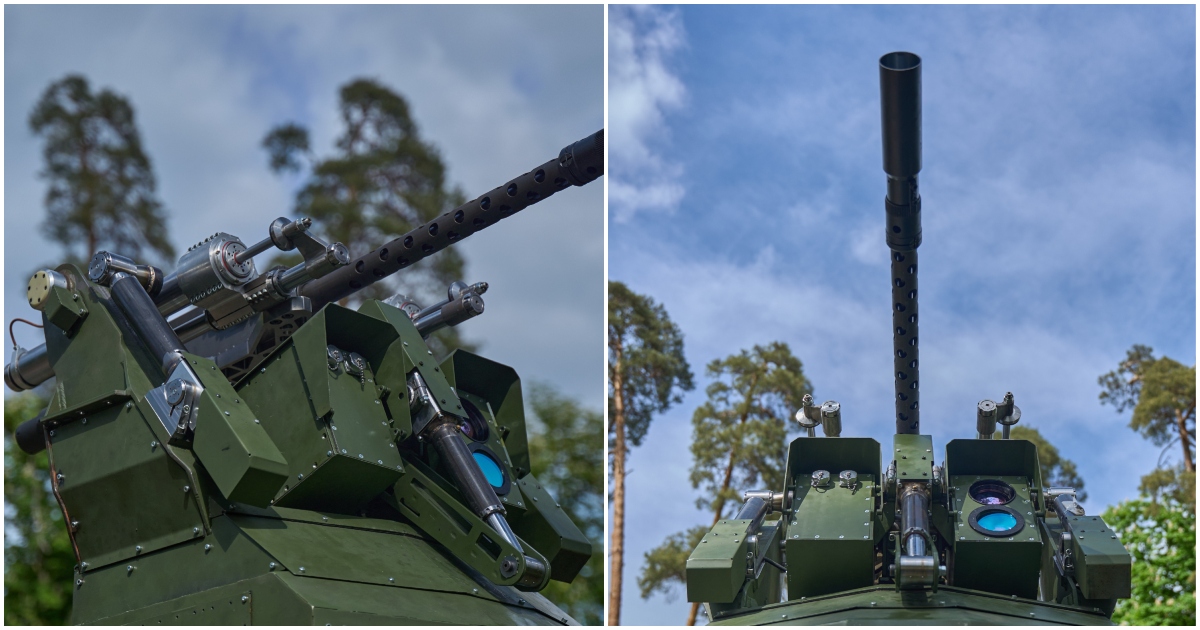 Зенітна турель Sky Sentinel з кулеметом M2 Browning
