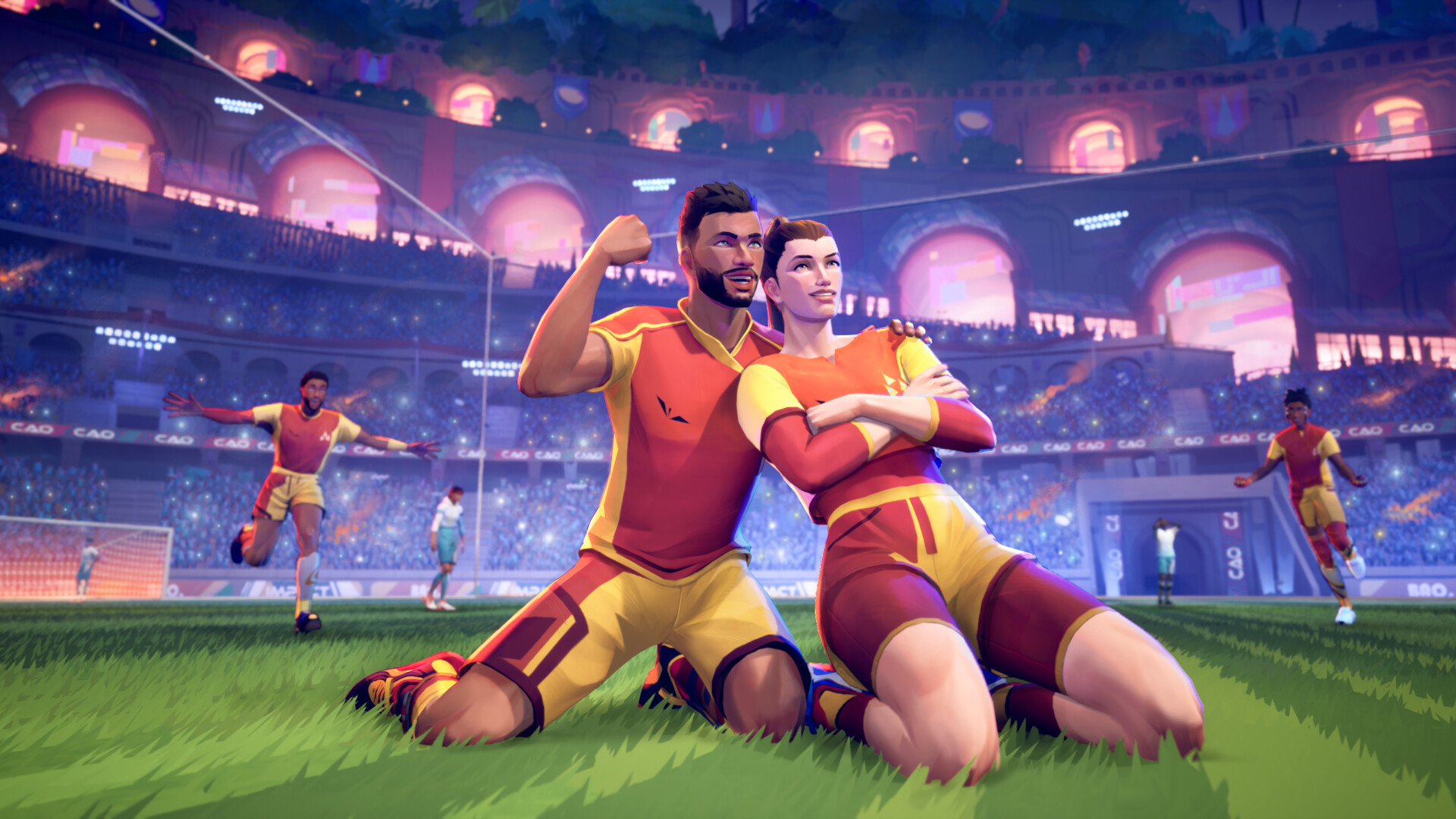 Gameplay du match de rattrapage - la scène du match