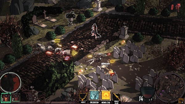 Кадр з елементами гри Cthulhu Keeper