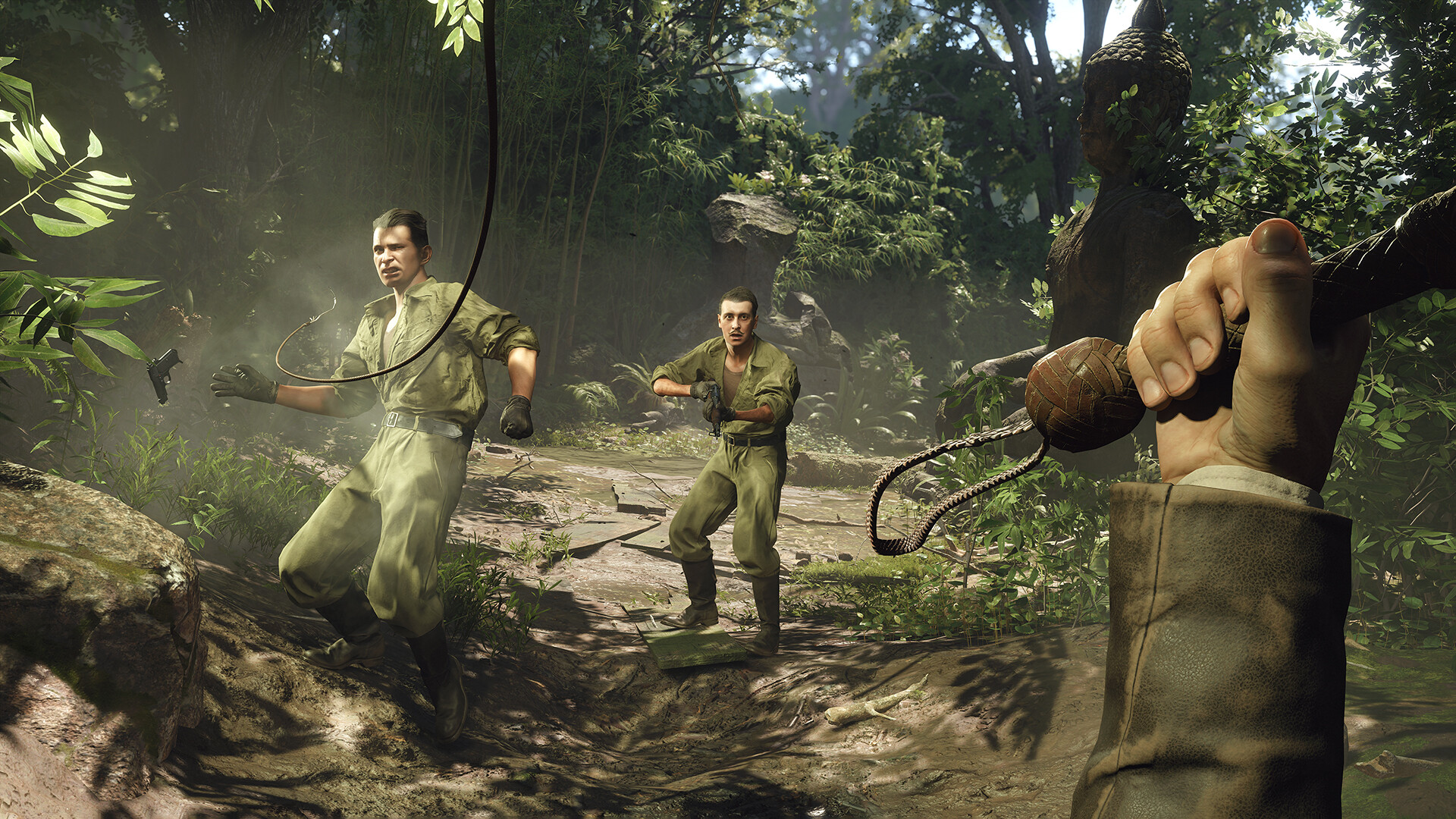 A still from Indiana Jones and the Great Circle