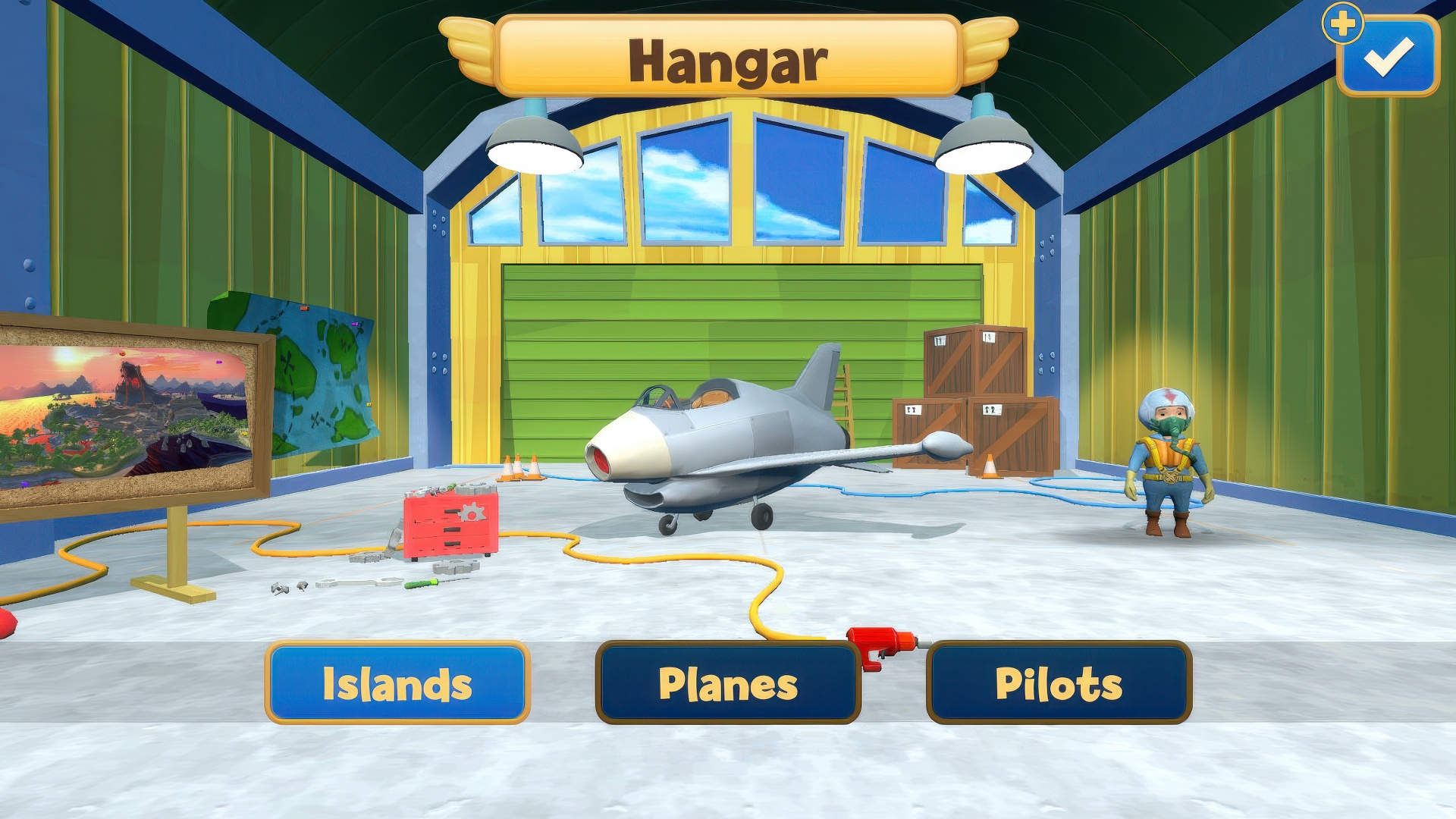 Літак у грі Stunt Flyer