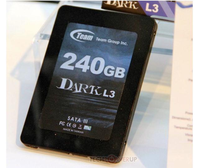 Линейка твердотельных накопителей Team Group Dark L3 на контроллере SandForce SF-2281