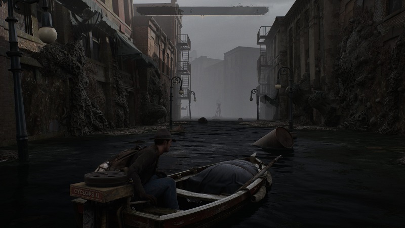 Скриншот с ремастера The Sinking City, текстуры улучшены