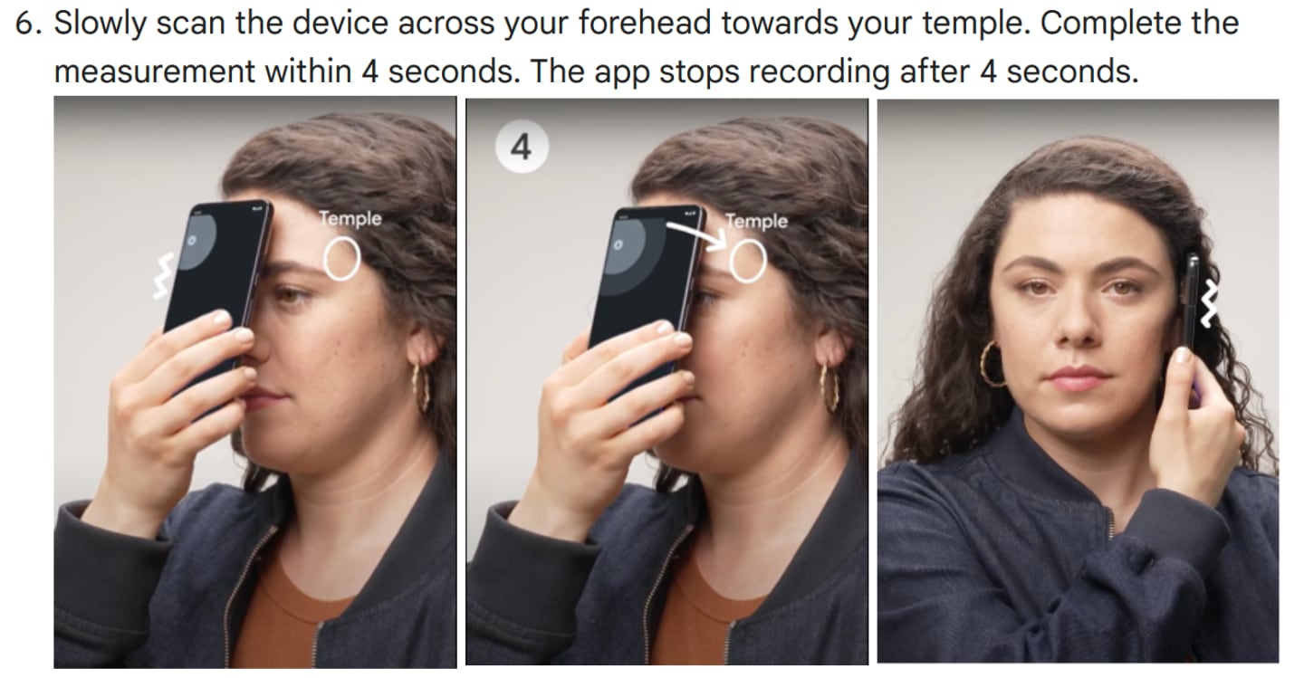 Google Pixel 8 Pro тепер може виміряти температуру тіла, якщо ви проведете ним по обличчю-2