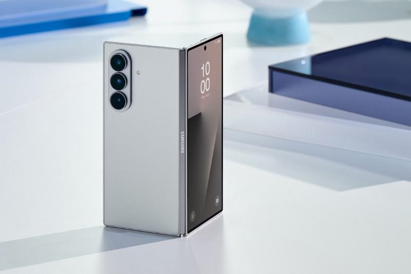 Samsung Galaxy Z Fold 7 in silver colour