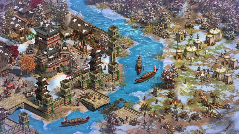 Capture d'écran du jeu Age of Empires II: Édition définitive - Trois Royaumes 2
