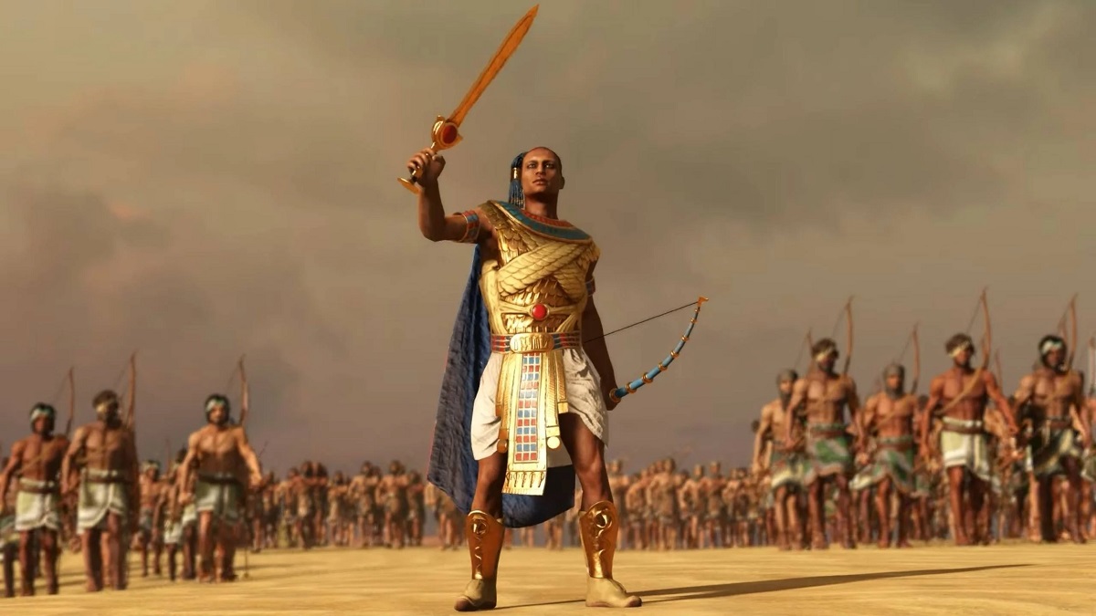 Ancient Egyptian Collapse: Total War: Pharaoh's cinematic strategy trailer dedicated to King Ramses is unveiled