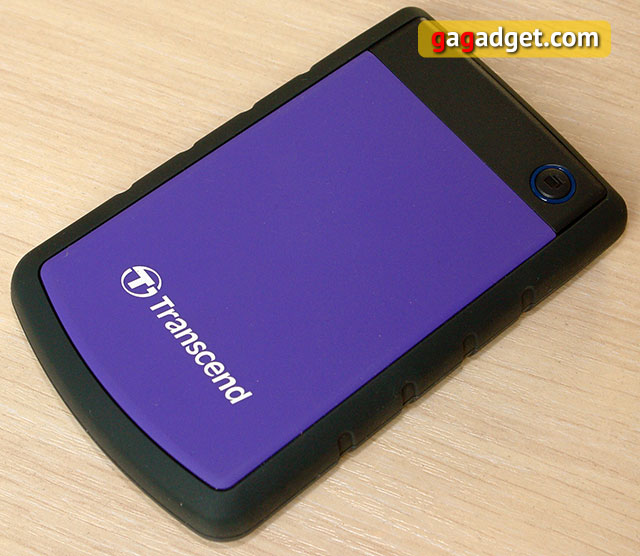 Беглый обзор защищенного внешнего жесткого диска Transcend StoreJet 25H3P 1TB