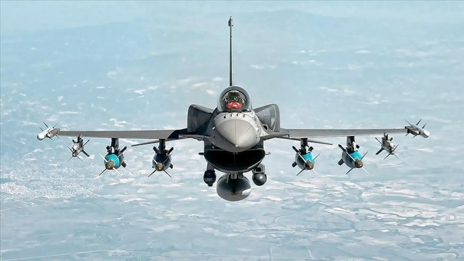 An F-16 aircraft. Illustration: AFP