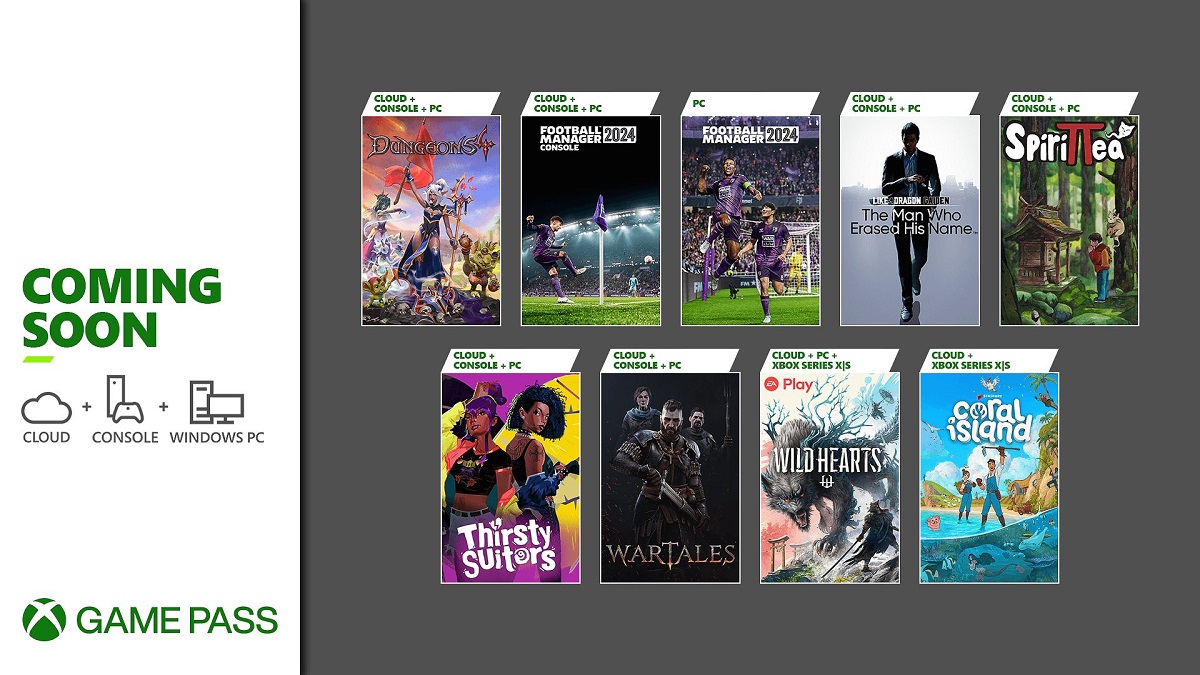 Листопад у Game Pass буде спекотним: Microsoft представила десять ігор, які з'являться в каталозі сервісу в першій половині місяця