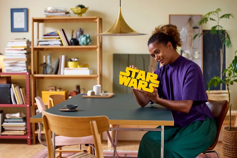 Листівка з набором Lego Star Wars Logo