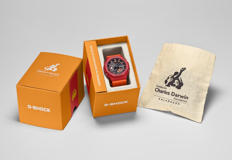 Часы Casio G-Shock Rock Crab боковой вид