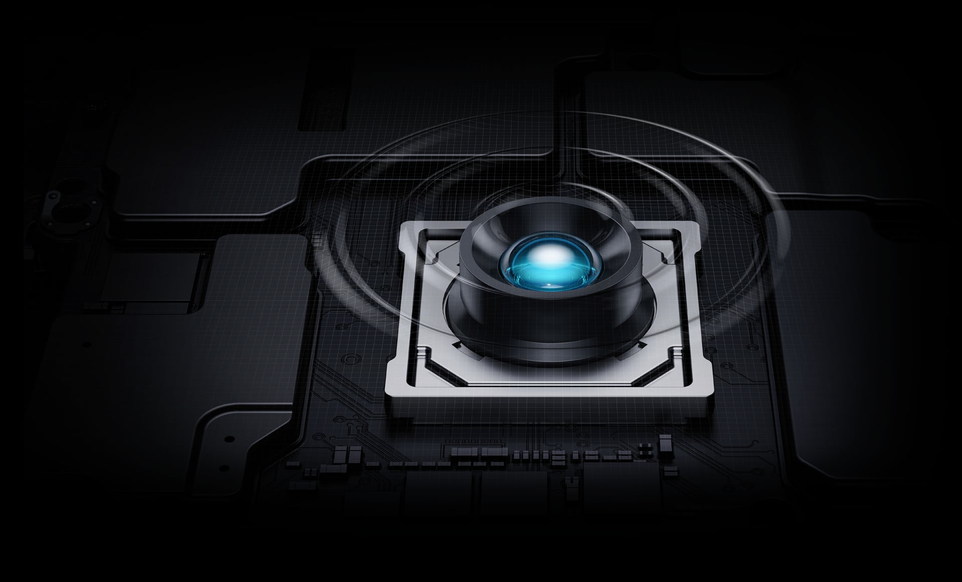 Front camera of REDMAGIC 10 Pro below the display