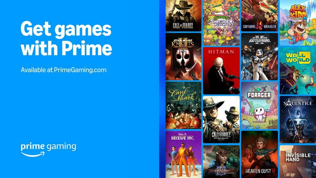 Amazon раздаст 15 бесплатных игр в рамках ежегодной акции Prime Day: геймеры получат Call of Juarez, Hitman Absolution и Star Wars: Knights of the Old Republic 2