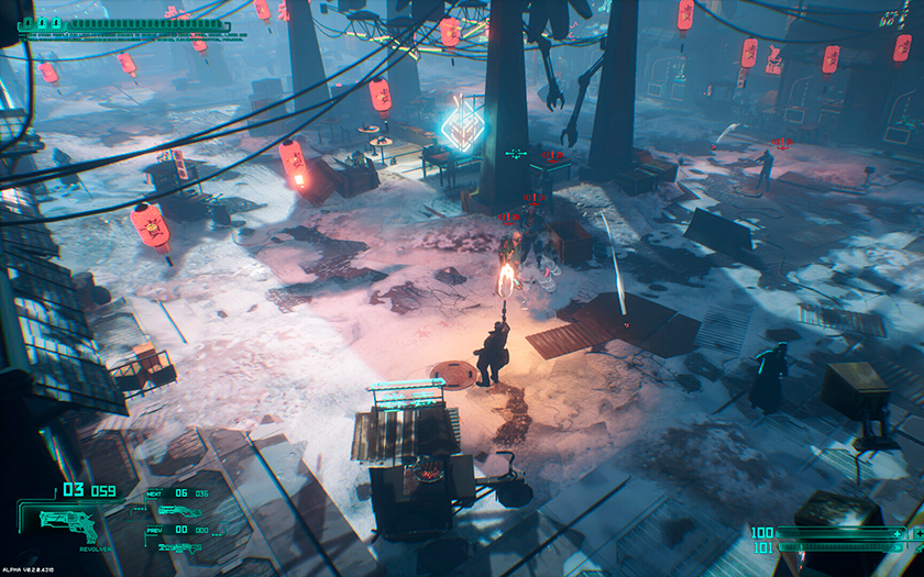 Red Square Games Studio a présenté la première bande-annonce de SlavicPunk : Oldtimer, un jeu cyberpunk mettant en scène le détective Janus.-4