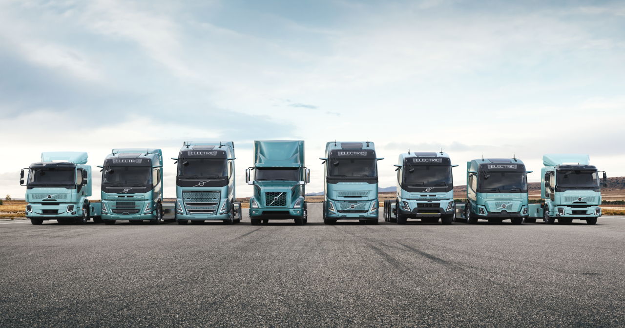 Электрический модельный ряд Volvo Trucks