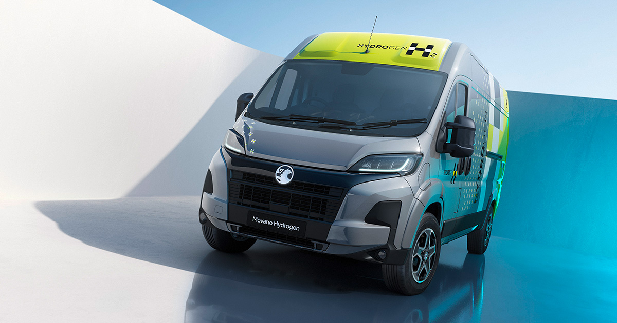 Інтер'єр фургона Vauxhall Movano Hydrogen
