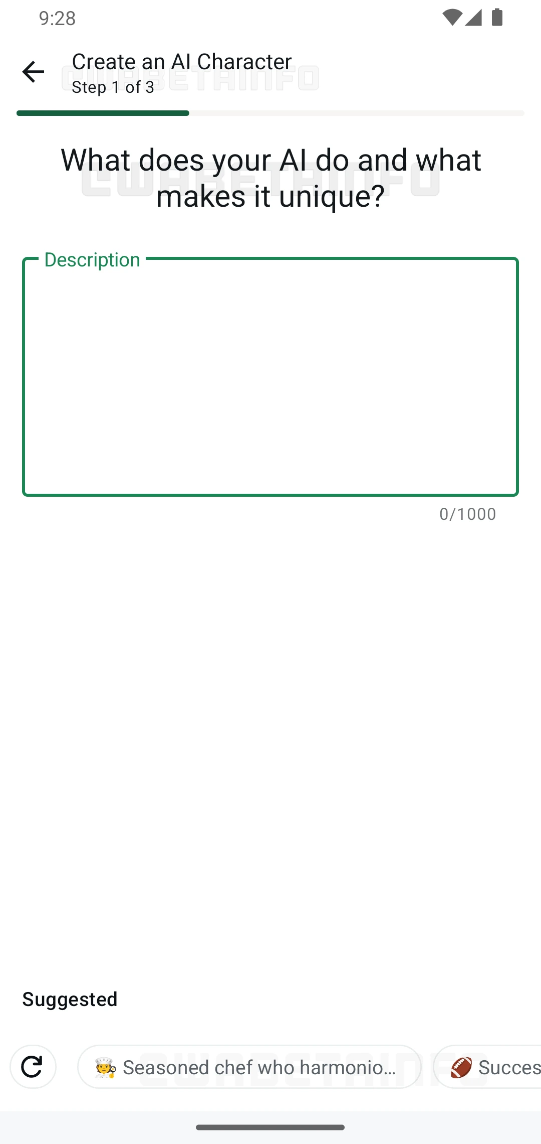 Une page pour créer votre propre chatbot IA dans WhatsApp