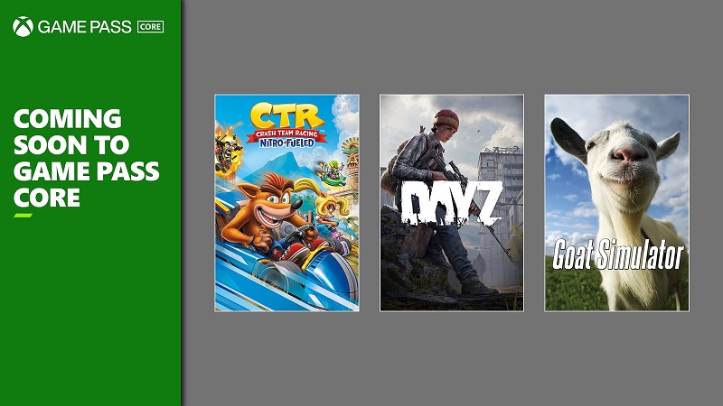 New products from the Game Pass Core catalogue