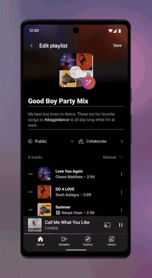YouTube Music vous permet désormais de créer des playlists à l'aide de l'IA générative-2