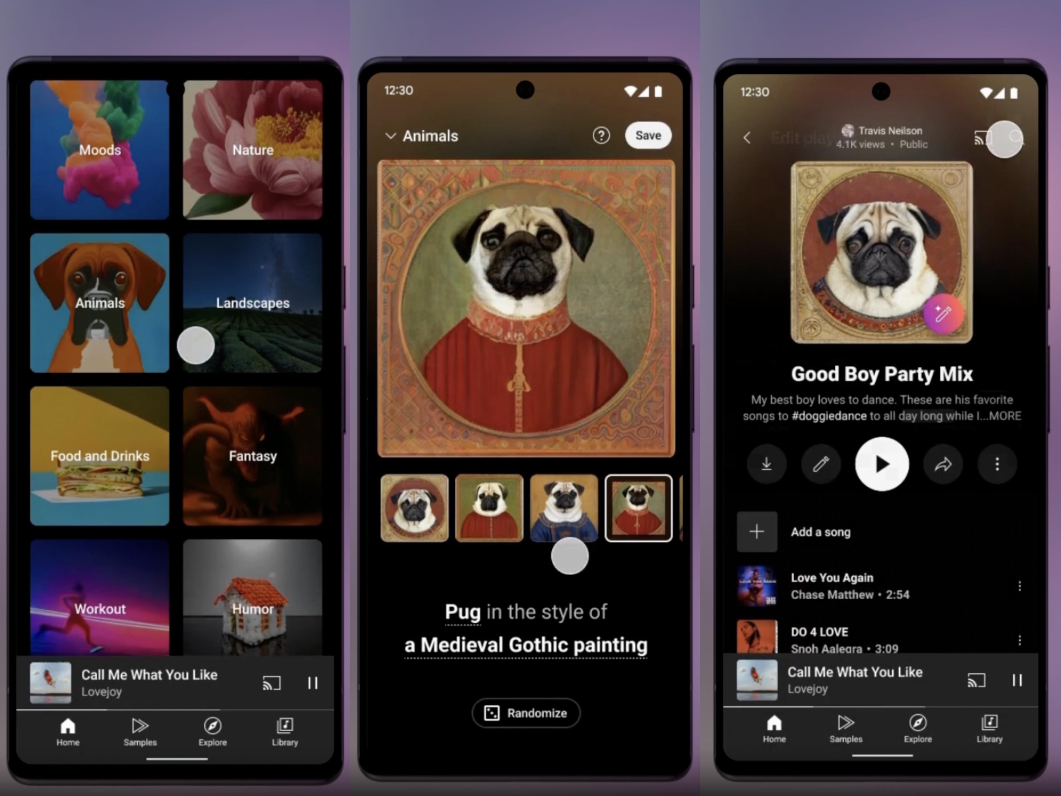 YouTube Music vous permet désormais de créer des playlists à l'aide de l'IA générative