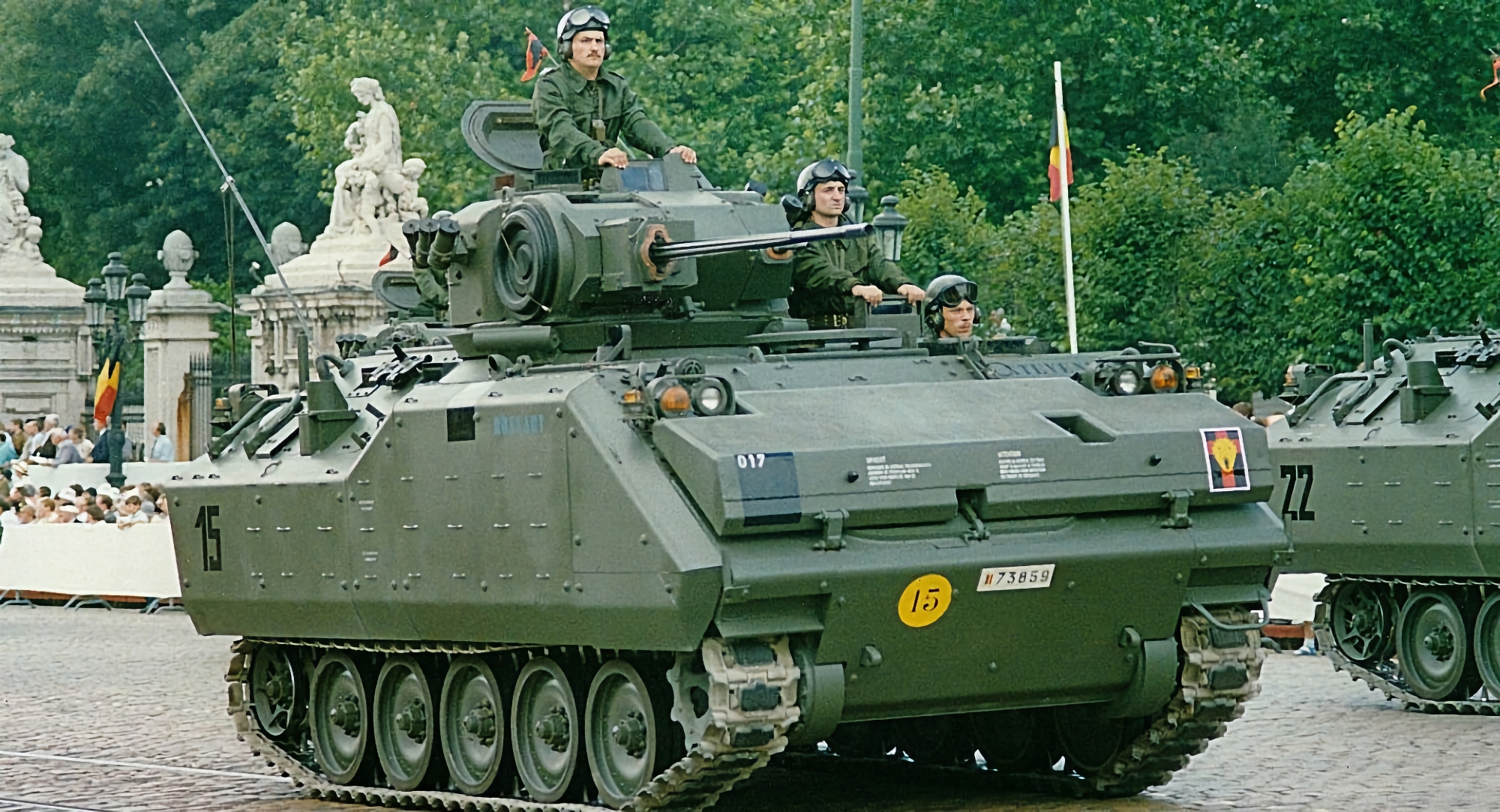 The AFU is using Belgian YPR-765 PRI BMPs with EWS turret and 25 mm Oerlikon KBA B02 cannon