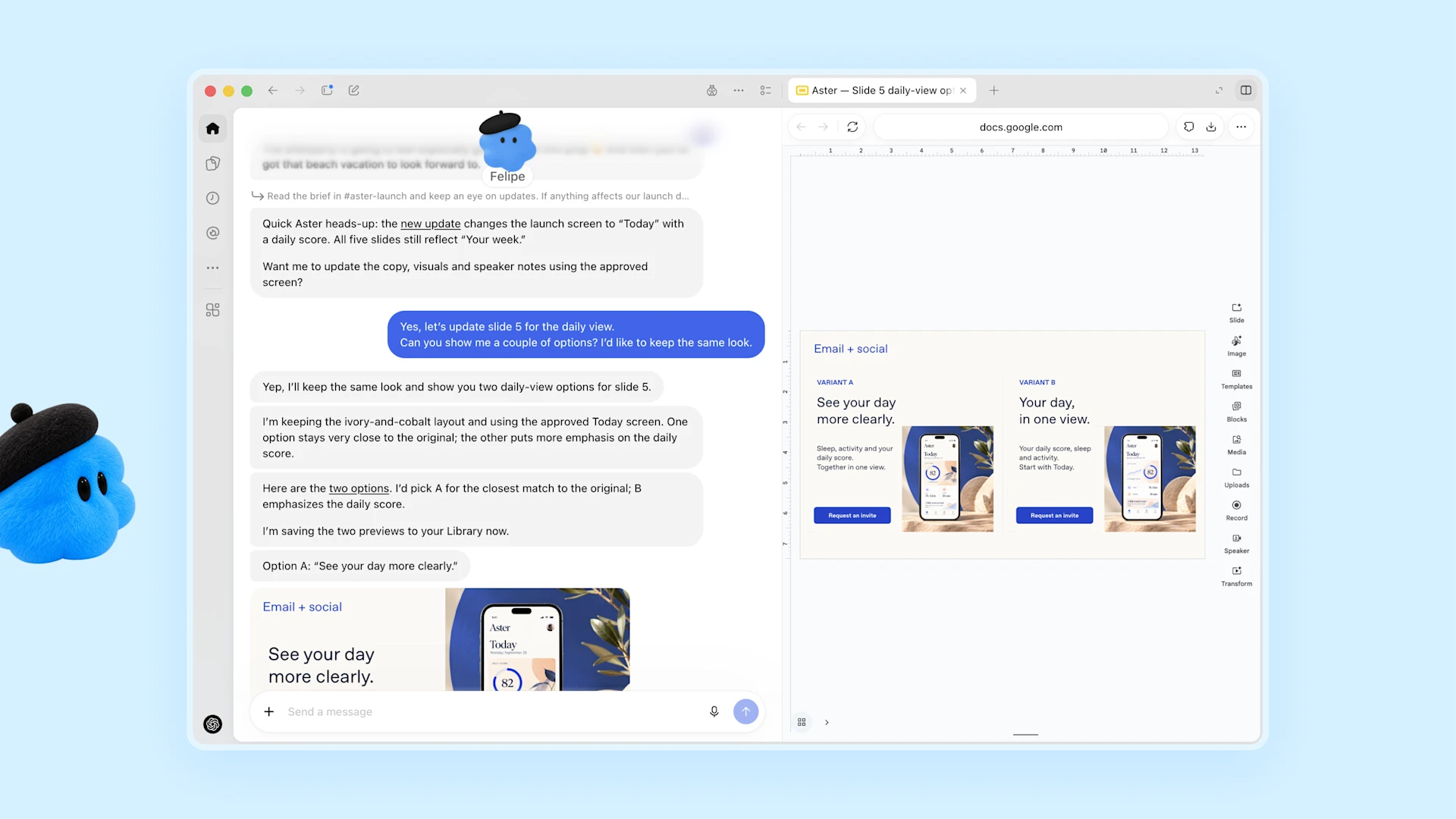 Демонстрація dots на екрані