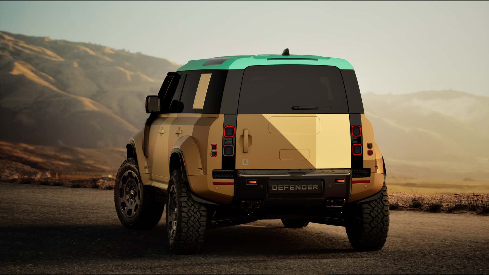 Land Rover Defender Dakar во время презентации