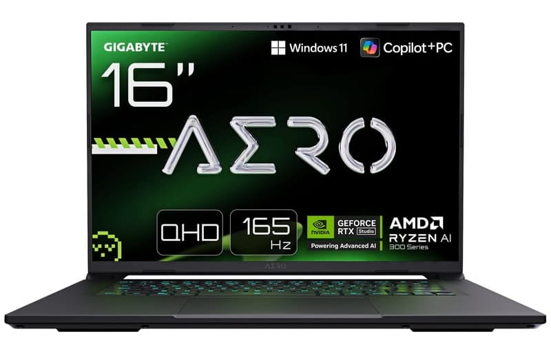 Gigabyte Aero X16 EG61H. Ілюстрація: Gigabyte