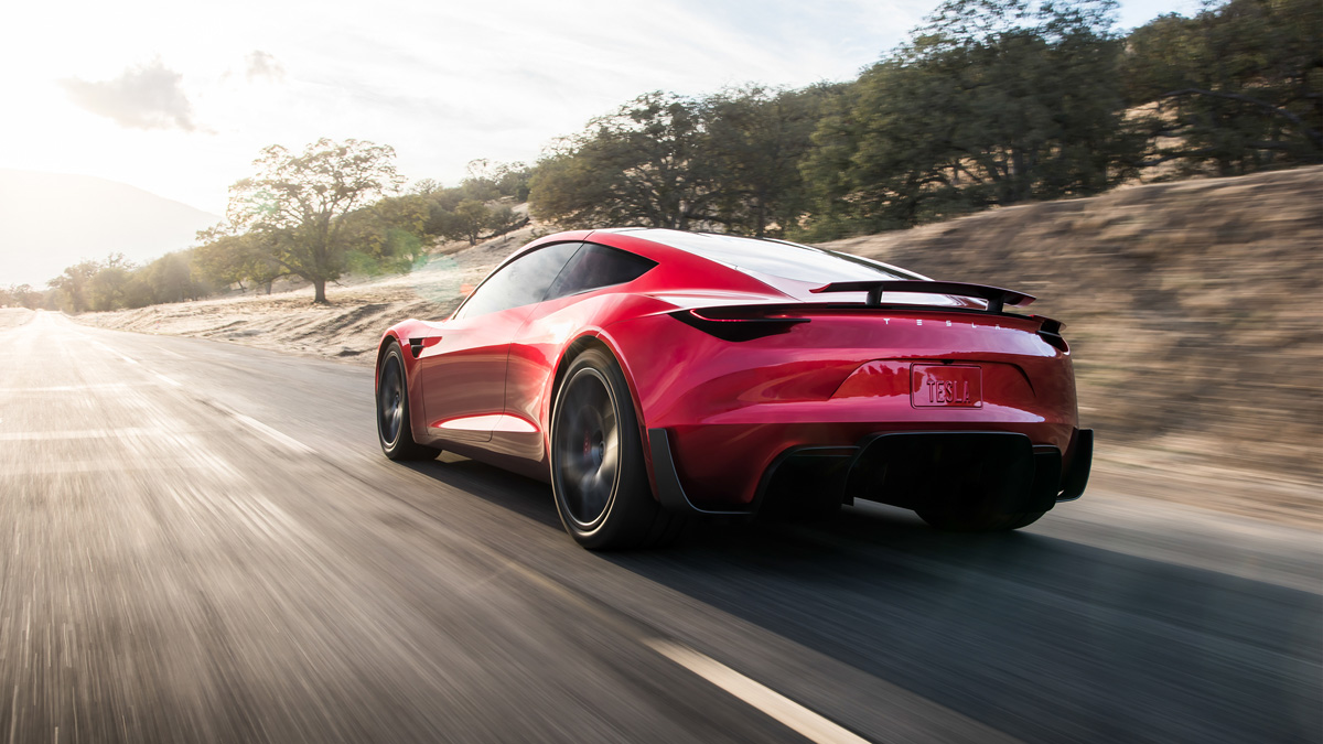 Next-generation Roadster prototype render. Illustration: Tesla