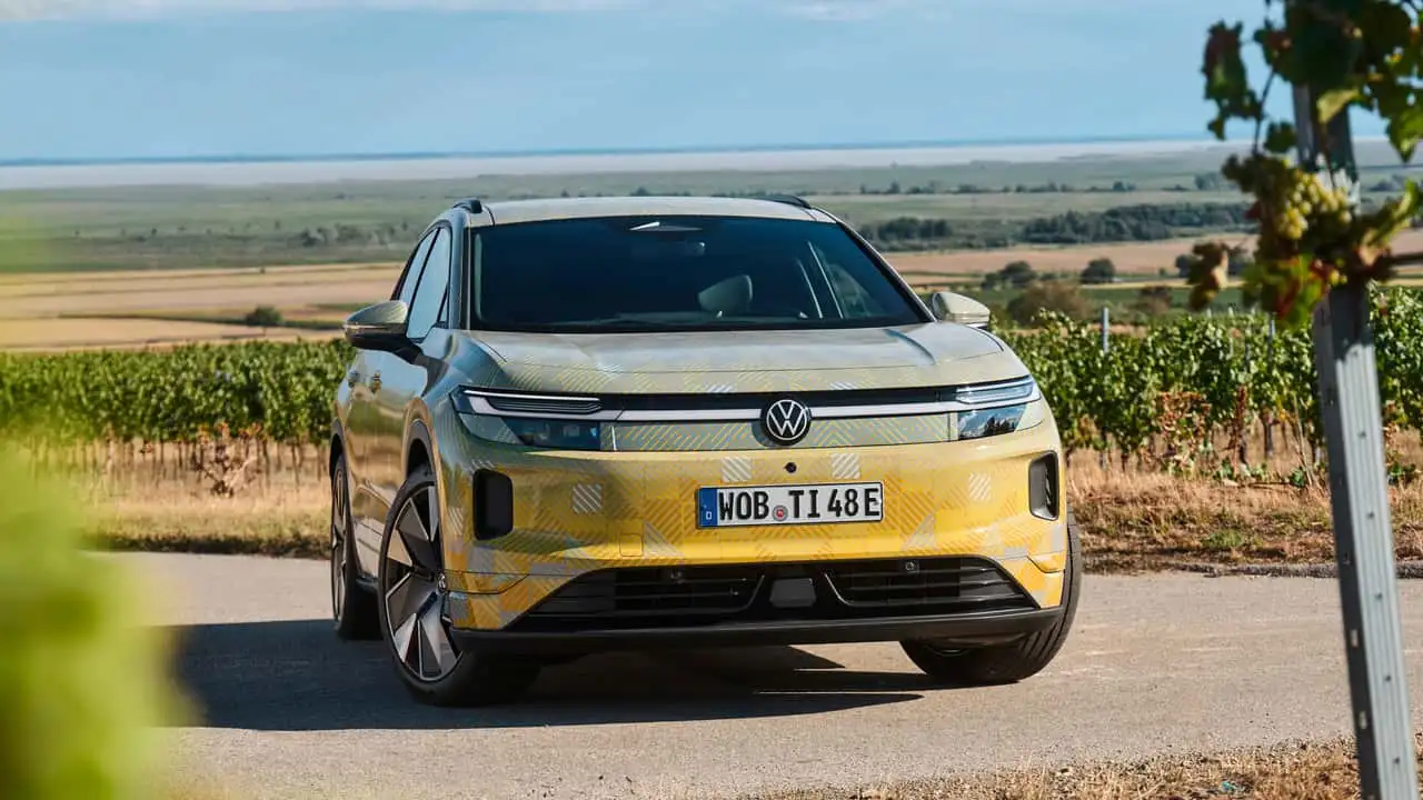Тестовый прототип нового электрического Tiguan