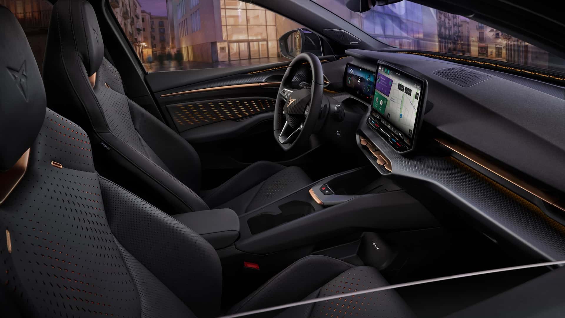 Салон Cupra Raval VZ с панорамной крышей