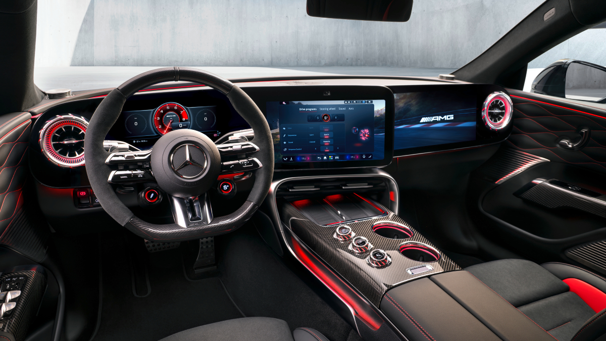 Деталі інтер'єру Mercedes-AMG GT 4-Door Coupe