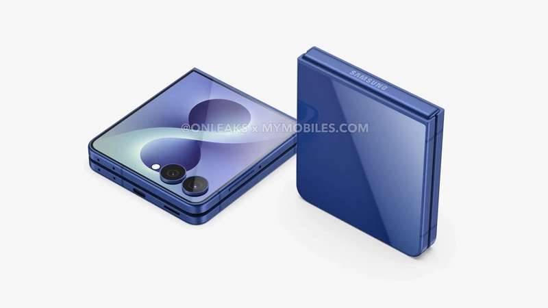 Зображення нового Samsung Galaxy Z Flip 8 у складеному вигляді