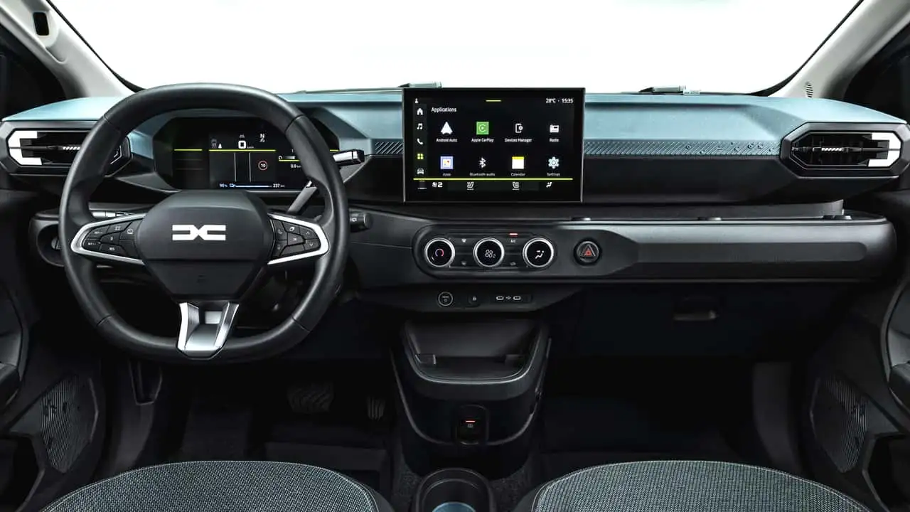 Інтер'єр Dacia Spring, фото