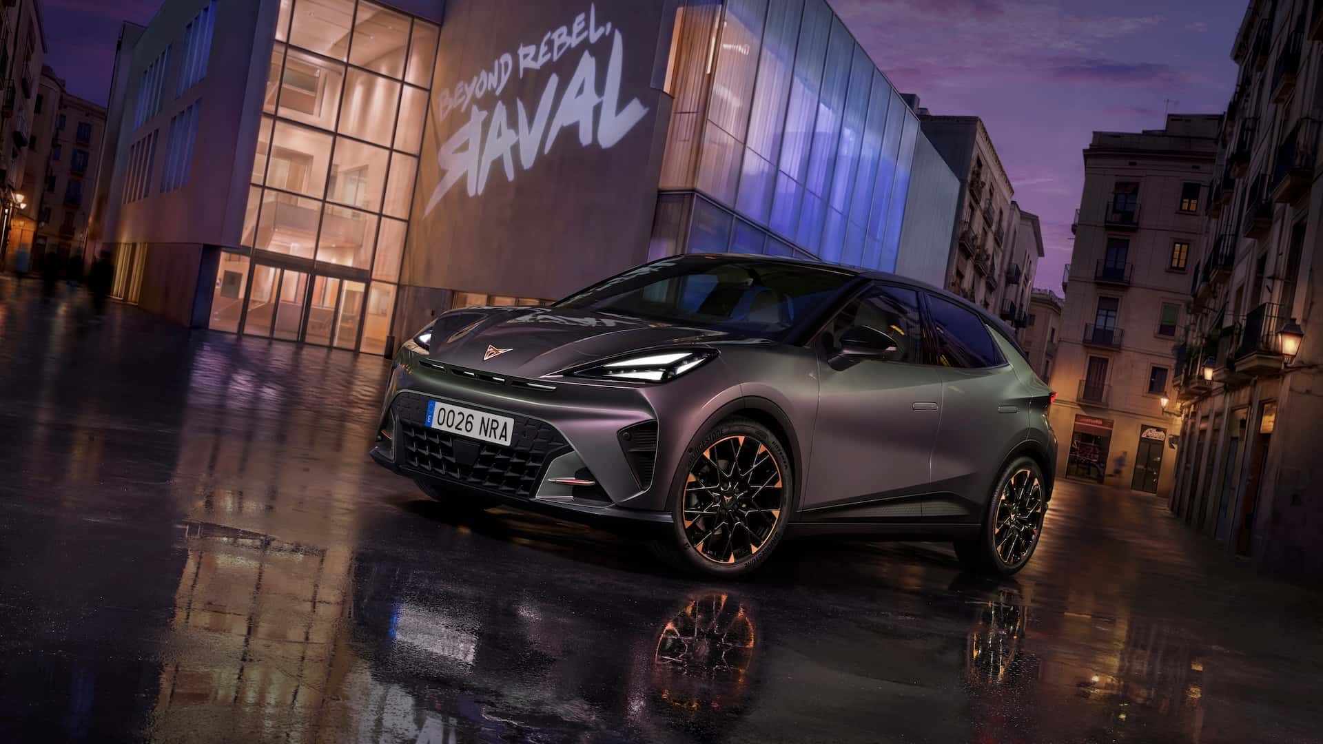 Передний вид Cupra Raval 2026