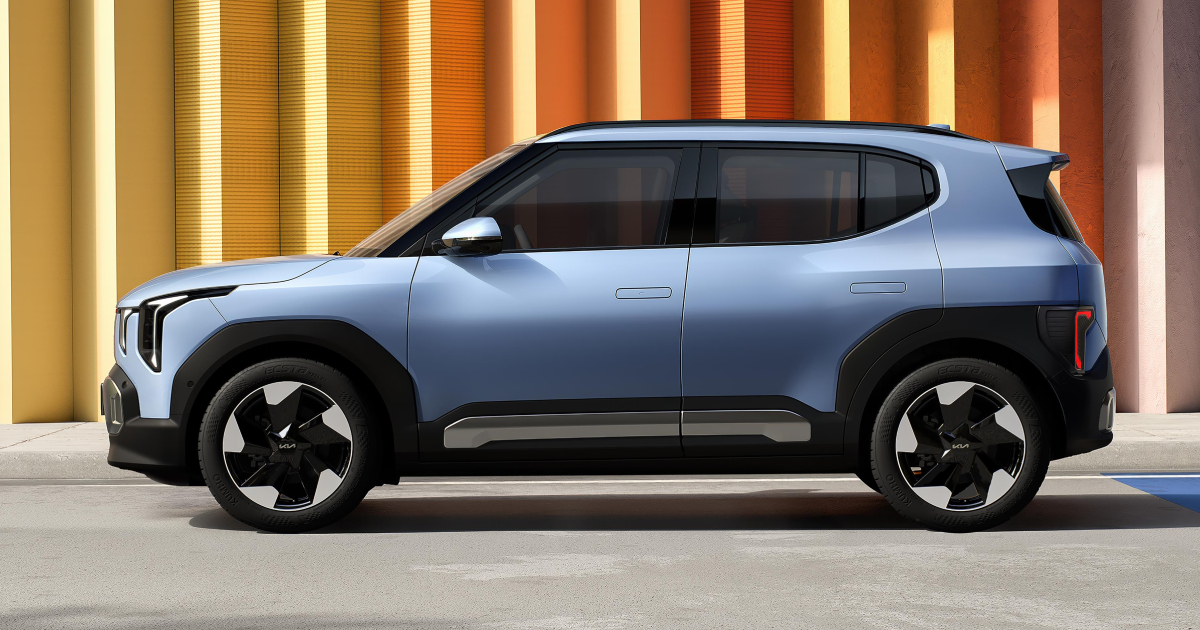 Kia EV2 в профиль