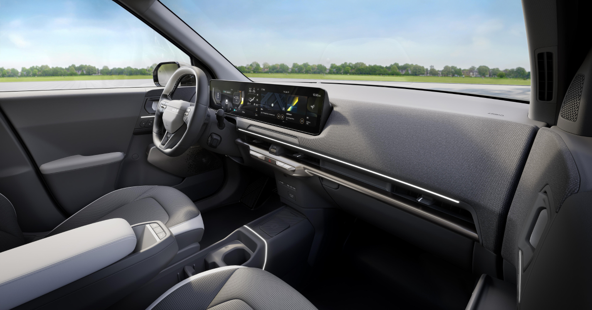 Электрокроссовер Kia EV2 – вид сзади