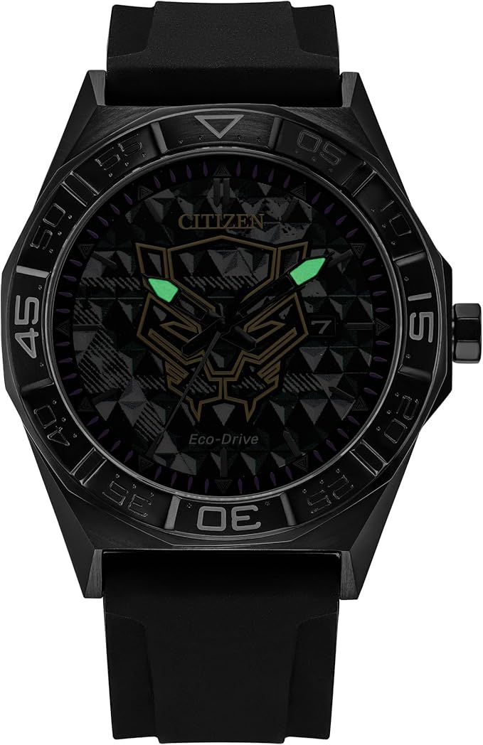 Citizen Black Panther watch side view